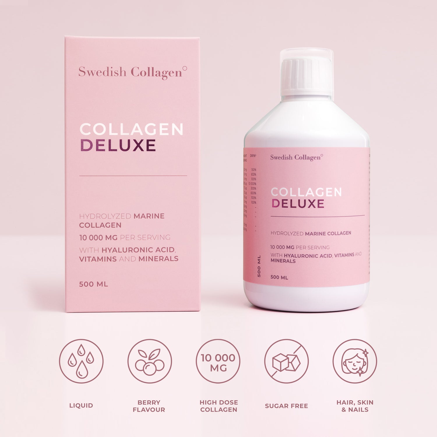 Collagen Deluxe 500ml Hidrolize Balık Kolajeni